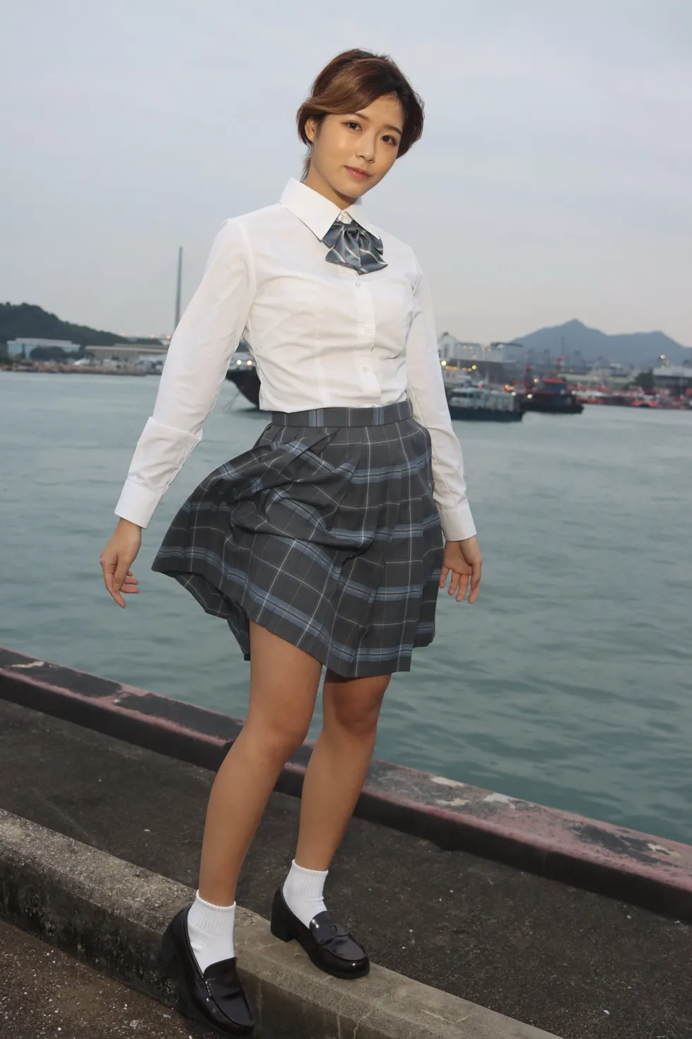 [Mzsock] NO.144 Kandi student uniform beautiful legs street photography#[105P]-68