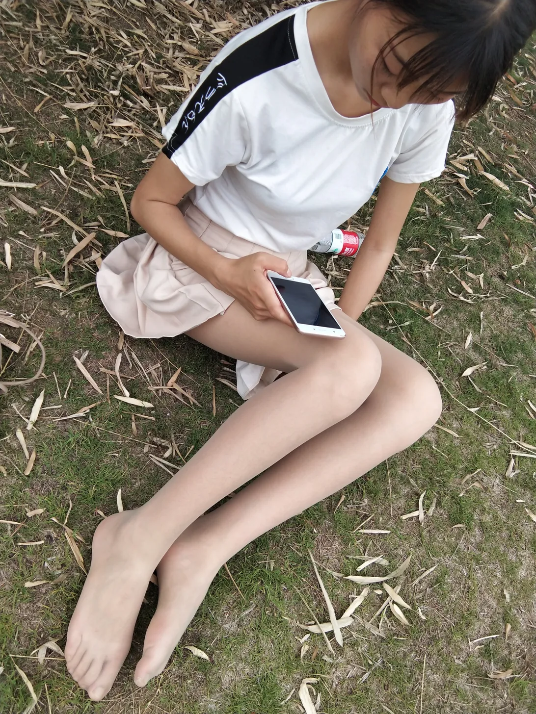 [Mzsock] NO.016 Flesh strap flat shoes street photography#[24P]-22