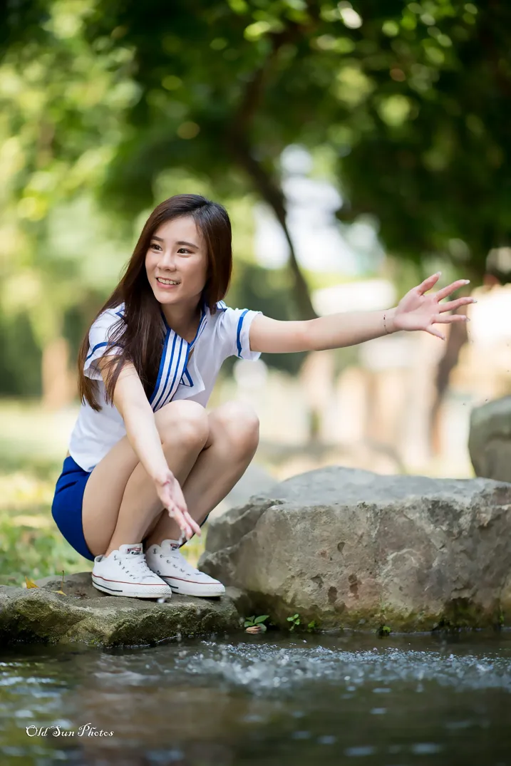 [Mzsock] NO.184 Chen Lixuan stewardess style beautiful legs street photography#[105P]-23